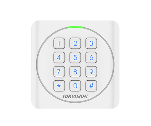 【海康威視IC密碼門禁讀卡器】?？低旽IKVISION數字鍵盤門禁IC讀卡器DS-K1801MK